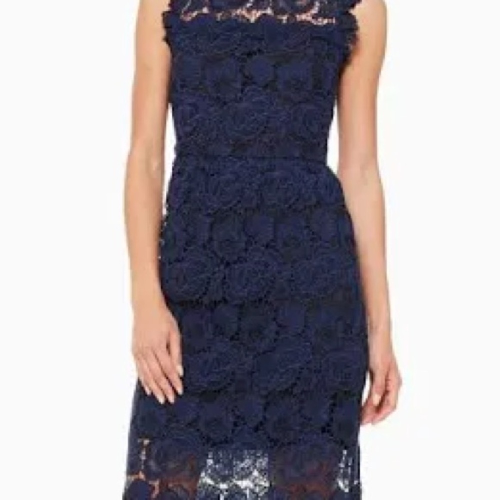 NWOT Kate Spade Beautiful Navy Blue Dress